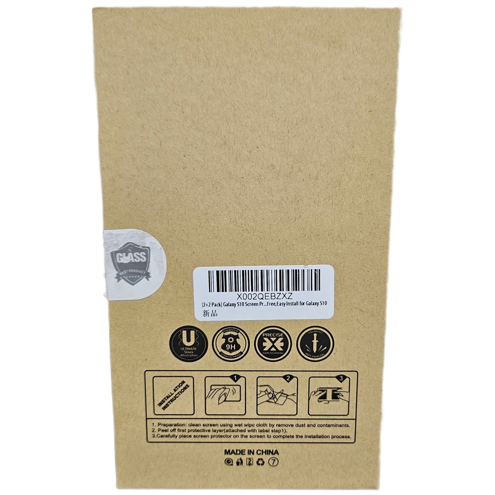 1 Glass Screen Pro+ Samsung Galaxy S10 Tempered Glass Screen & Camera Protector - Picture 3 of 3